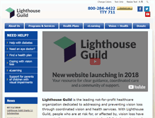 Tablet Screenshot of lighthouseguild.org